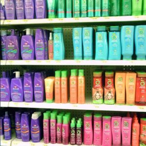 Shampoo bottles